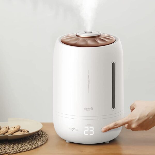 Xiaomi Air Humidifier- Ultrasonic Air Purifying Mist Maker (5 Liter, Deerma DEM-F600)- White Color - Image 4