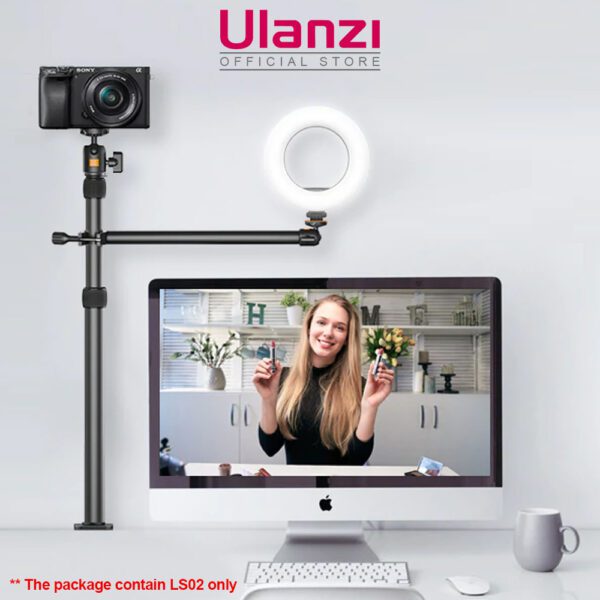 Overhead Desk Mount Stand for DSLR, DSLR & Ring Lights (Ulanzi VIJIM-LS02) - Image 6