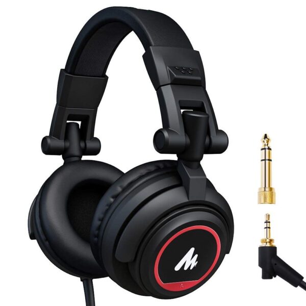 Maono AU-MH501 Professional Studio Monitor Headphone, Over Ear With 50mm Driver For Gaming, DJ, Studio, And Microphone Recording - Image 9