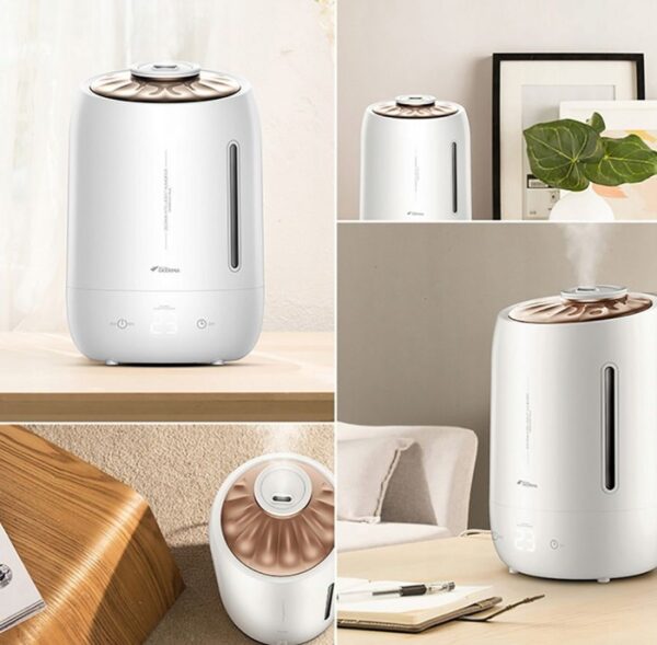 Xiaomi Air Humidifier- Ultrasonic Air Purifying Mist Maker (5 Liter, Deerma DEM-F600)- White Color - Image 5