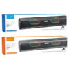 Hoco BS49 Desktop Wireless Speaker – Gray Color - Image 2